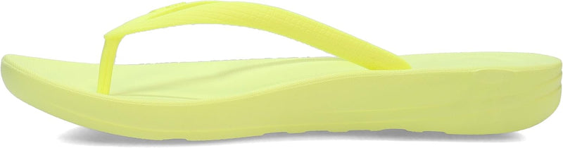 Fitflop Damen IQUSHION Ergonomische Zehentrenner Sandalen Flip Flops 36 EU Electric Yellow, 36 EU El