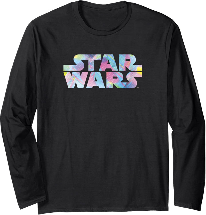 Star Wars Iridescent Pop Logo Langarmshirt