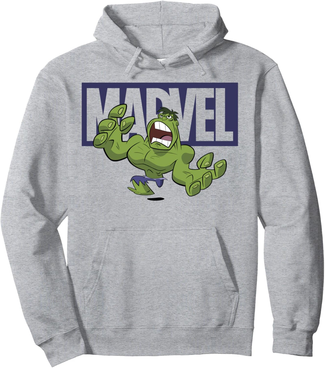 Marvel Avengers Hulk Logo Doodle Pullover Hoodie