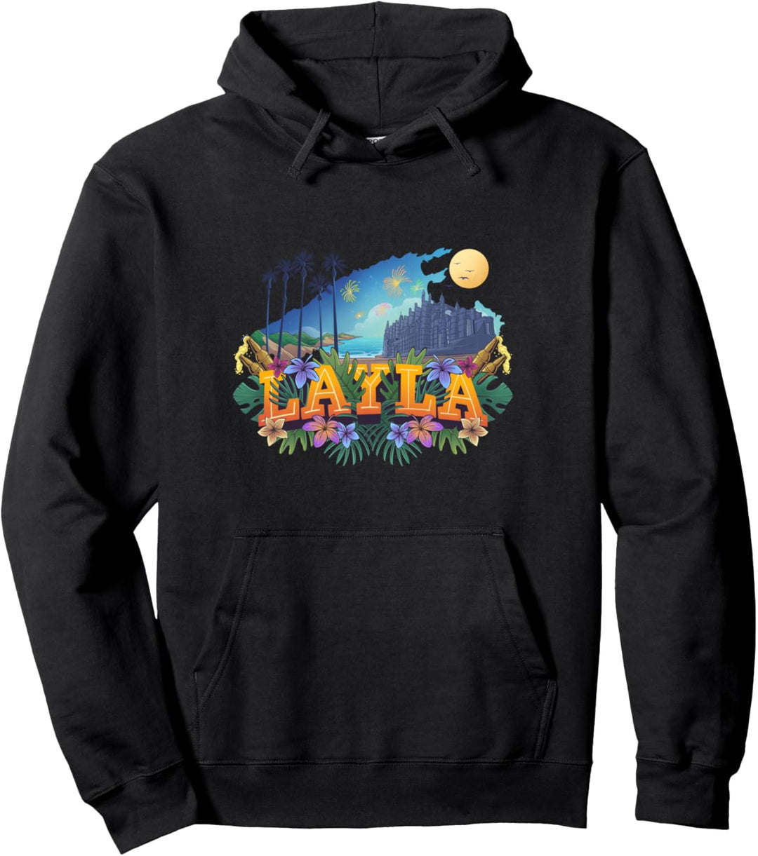 Layla Mallorca Party Song BallerMAN Strand Fan Pullover Hoodie