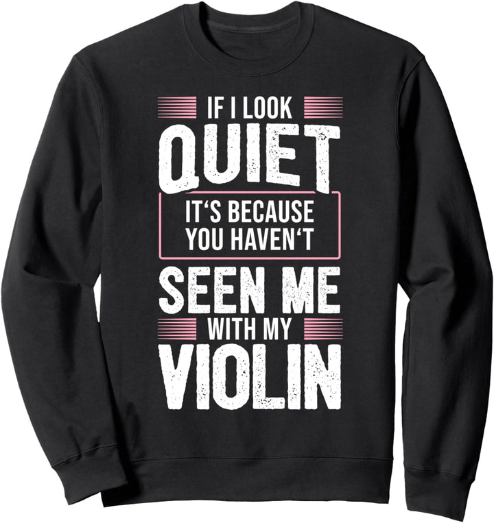Violine Geigenspielerin Geige Sweatshirt