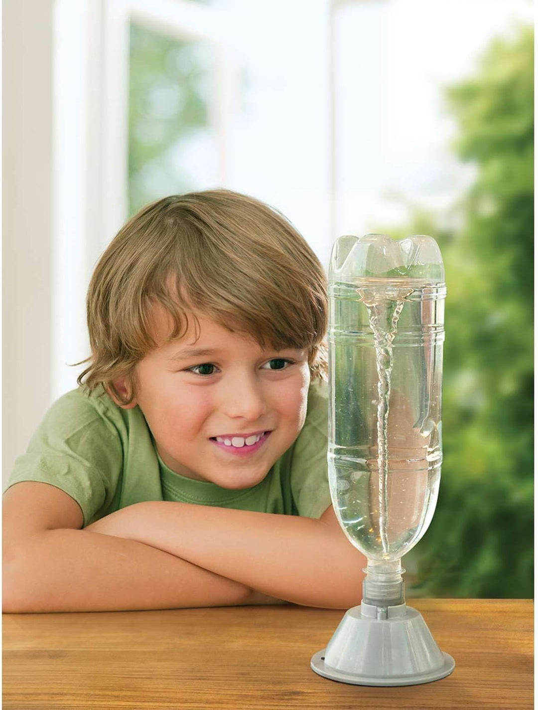 4M KidzLabs Experimentierkasten Tornado Maker - für Kinder ab 8 Jahre, Wissenschaft Spielzeug Mint L