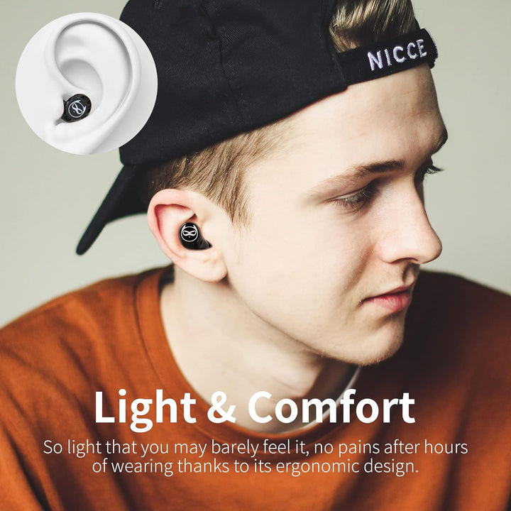 Wireless In-Ear-Kopfhörer, HiFi Stereo Bluetooth-Kopfhörer Kinder mit Dual-Mikrofon-Touch-Steuerung