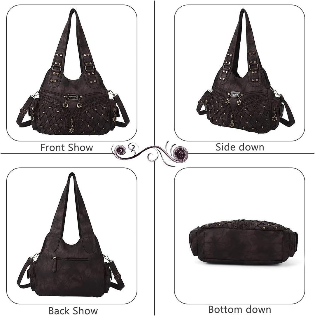 Angel Barcelo Geldbörsen und Handtaschen für Damen, Tragetasche, Schultertasche, Hobo-Taschen, modis