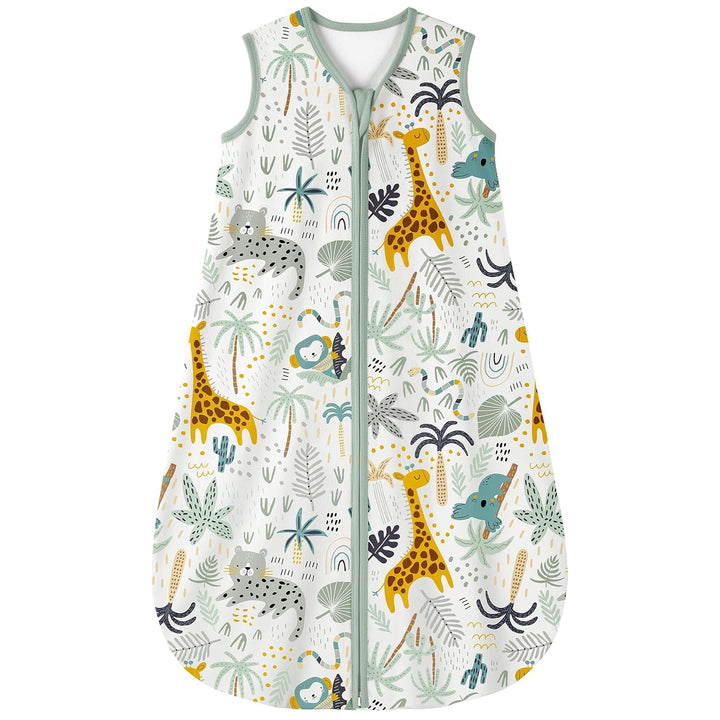Yoofoss Schlafsack Baby Sommer 0.5 Tog - 90cm/18-24 Monate 100% Baumwolle Sommerschlafsack Babyschla