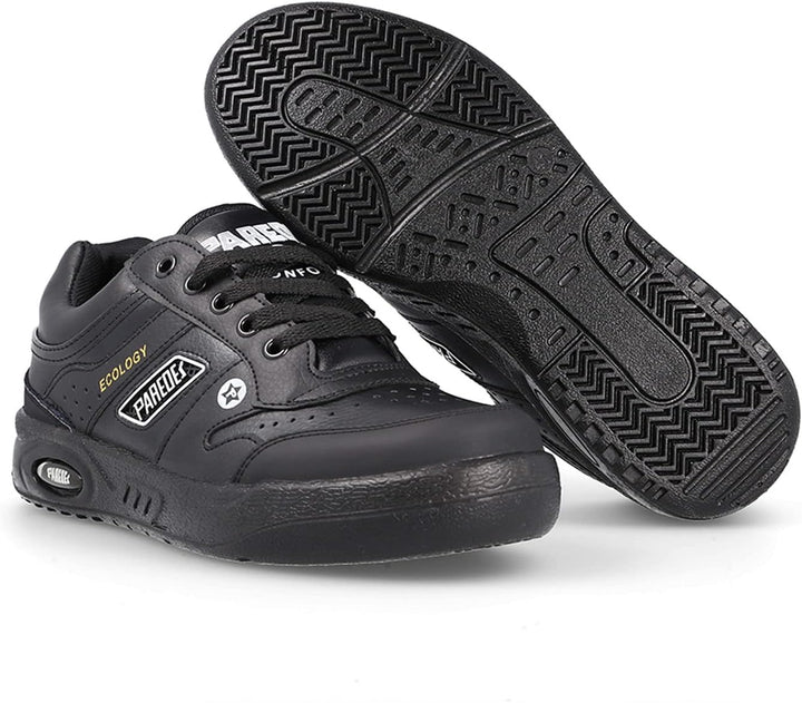 PAREDES DP102 NE46 Working Shoes, Ecologico, O1, Size 11, Black - EN Safety Certified