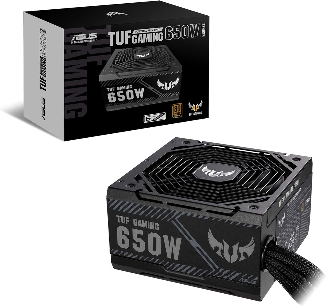 ASUS TUF Gaming 650W Netzteil (80 Plus Bronze, 0db-Technologie, 80cm 8-Pin CPU-Anschluss) TUF Gaming