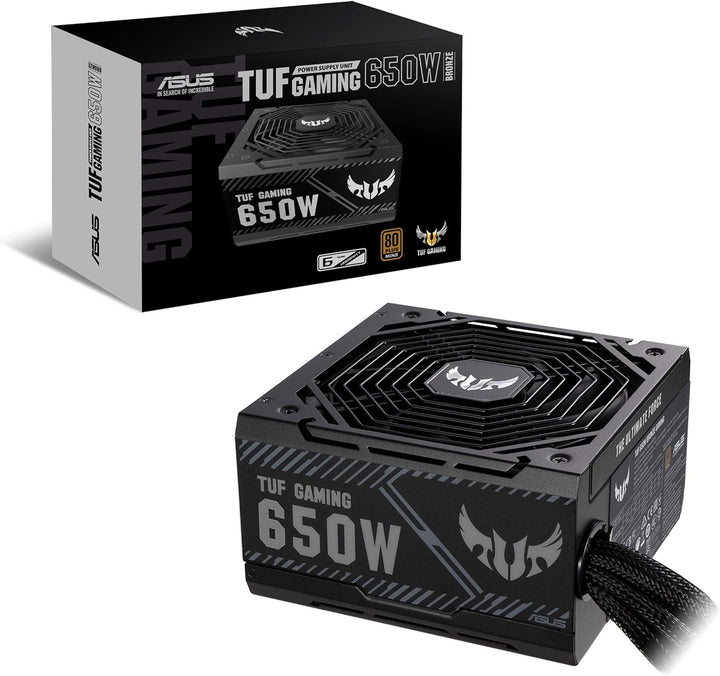 ASUS TUF Gaming 650W Netzteil (80 Plus Bronze, 0db-Technologie, 80cm 8-Pin CPU-Anschluss) TUF Gaming