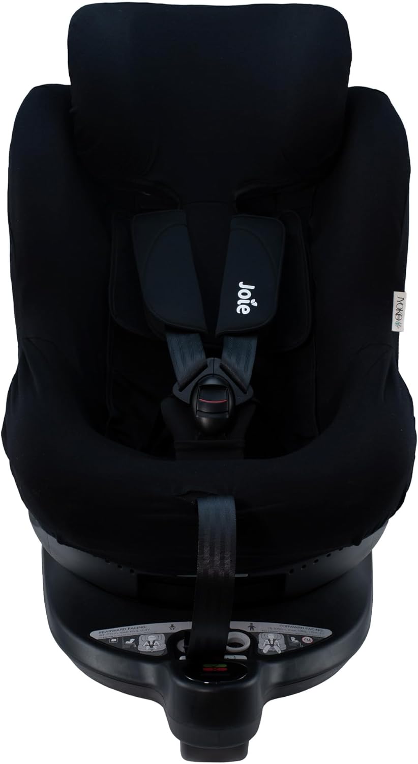 JYOKO Kids Bezug aus Baumwolle, kompatibel mit Joie Spin 360 und Nuna Rebl (Black Series, Joie I-Spi