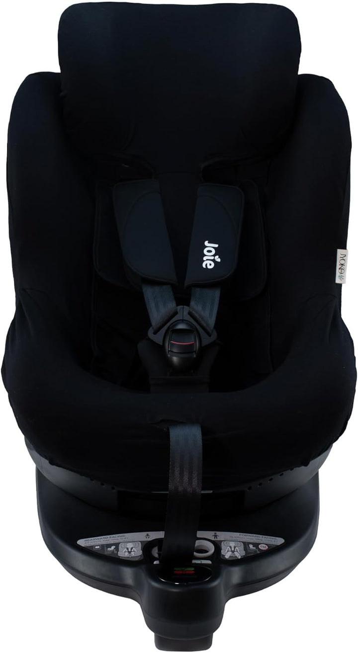 JYOKO Kids Bezug aus Baumwolle, kompatibel mit Joie Spin 360 und Nuna Rebl (Black Series, Joie I-Spi