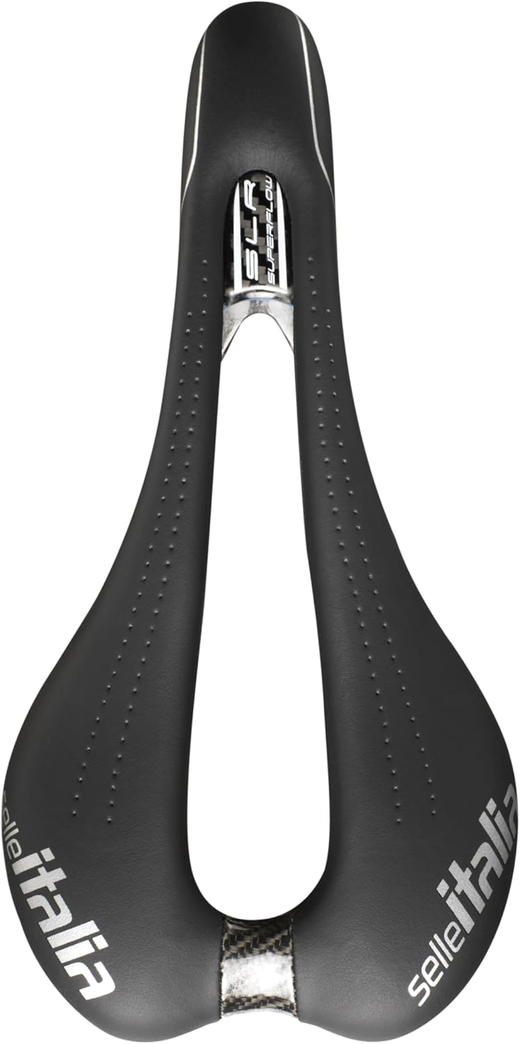 Selle Italia Unisex – Erwachsene SLR Kit Carbonio Superflow Sättel Einheitsgrösse Schwarz, Einheitsg