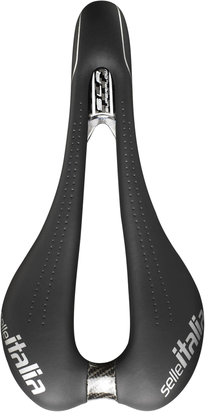 Selle Italia Unisex – Erwachsene SLR Kit Carbonio Superflow Sättel Einheitsgrösse Schwarz, Einheitsg