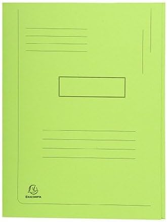 Exacompta 445013E Packung mit 50 Aktenmappen Forever, 2 Klappen (aus recyceltem Karton 280g/qm, umwe