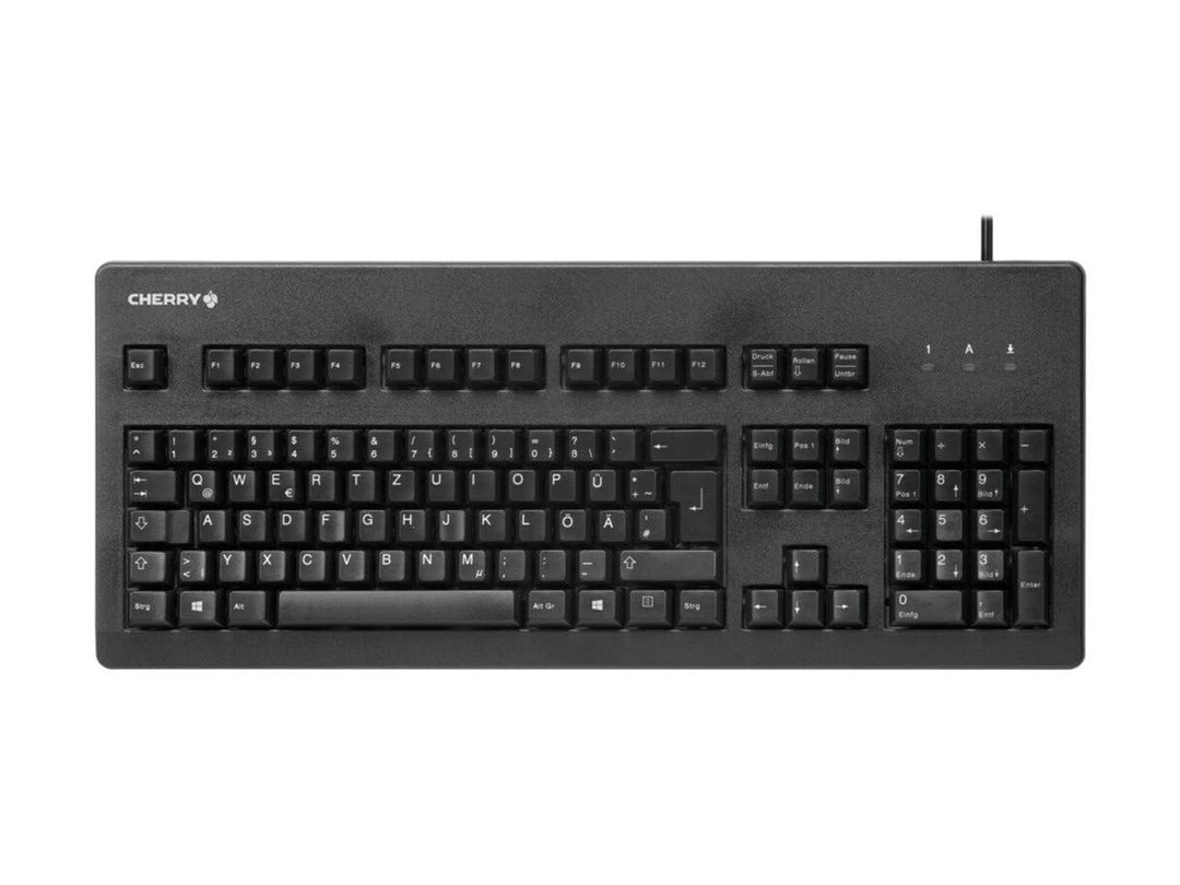 CHERRY G80-3000, Deutsches Layout, QWERTZ Tastatur, kabelgebundene Tastatur, mechanische Tastatur, C