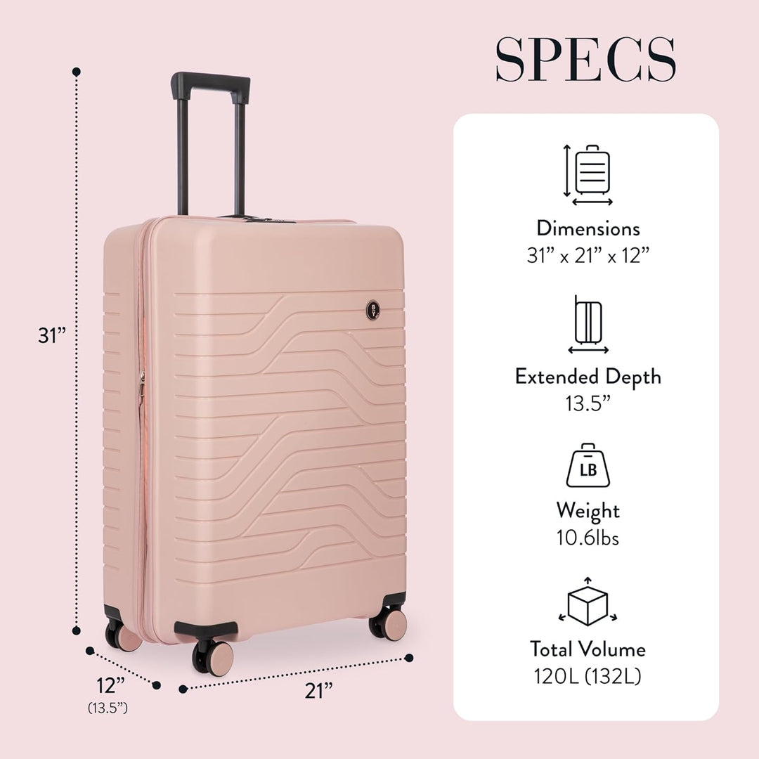 Bric's Hartschalen-Kabinentrolley B Y, Einheitsgrösse.Pearl Rosa Einheitsgrösse Pearl Rosa, Einheits