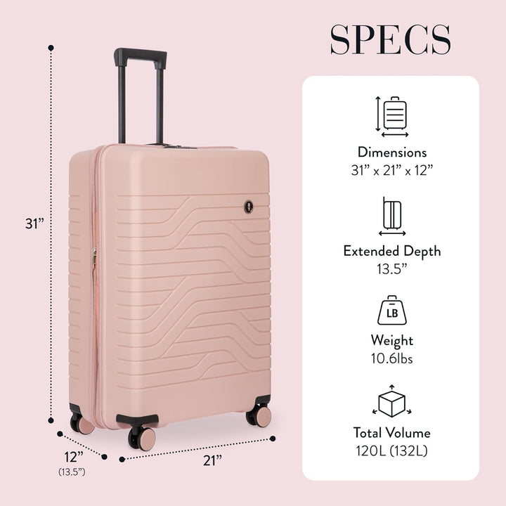 Bric's Hartschalen-Kabinentrolley B Y, Einheitsgrösse.Pearl Rosa Einheitsgrösse Pearl Rosa, Einheits