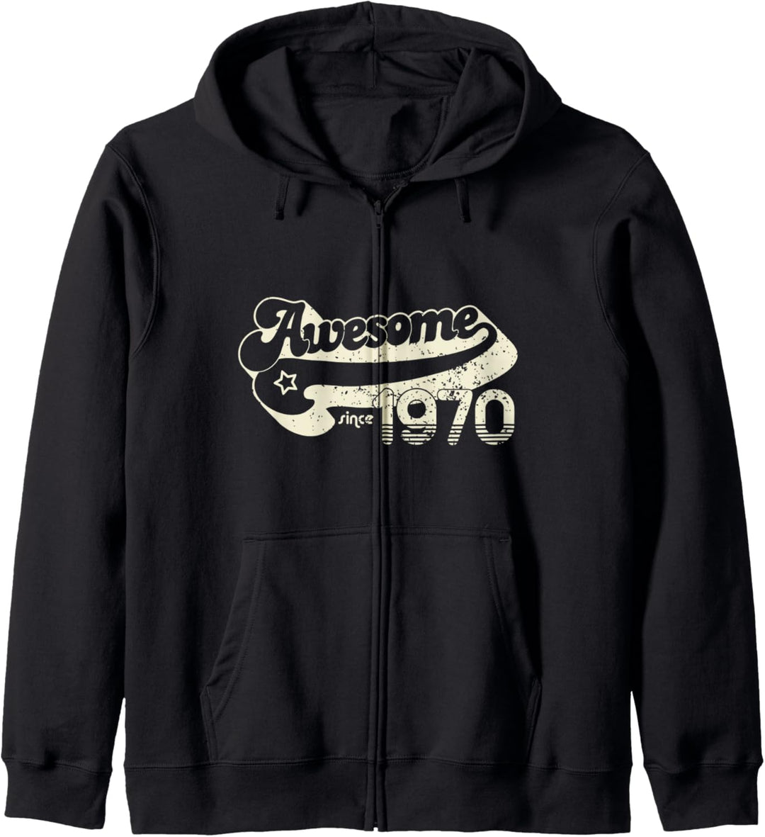 50. Geburtstag Geschenk Vintage 1970 - Fünfzig Jahre Kapuzenjacke