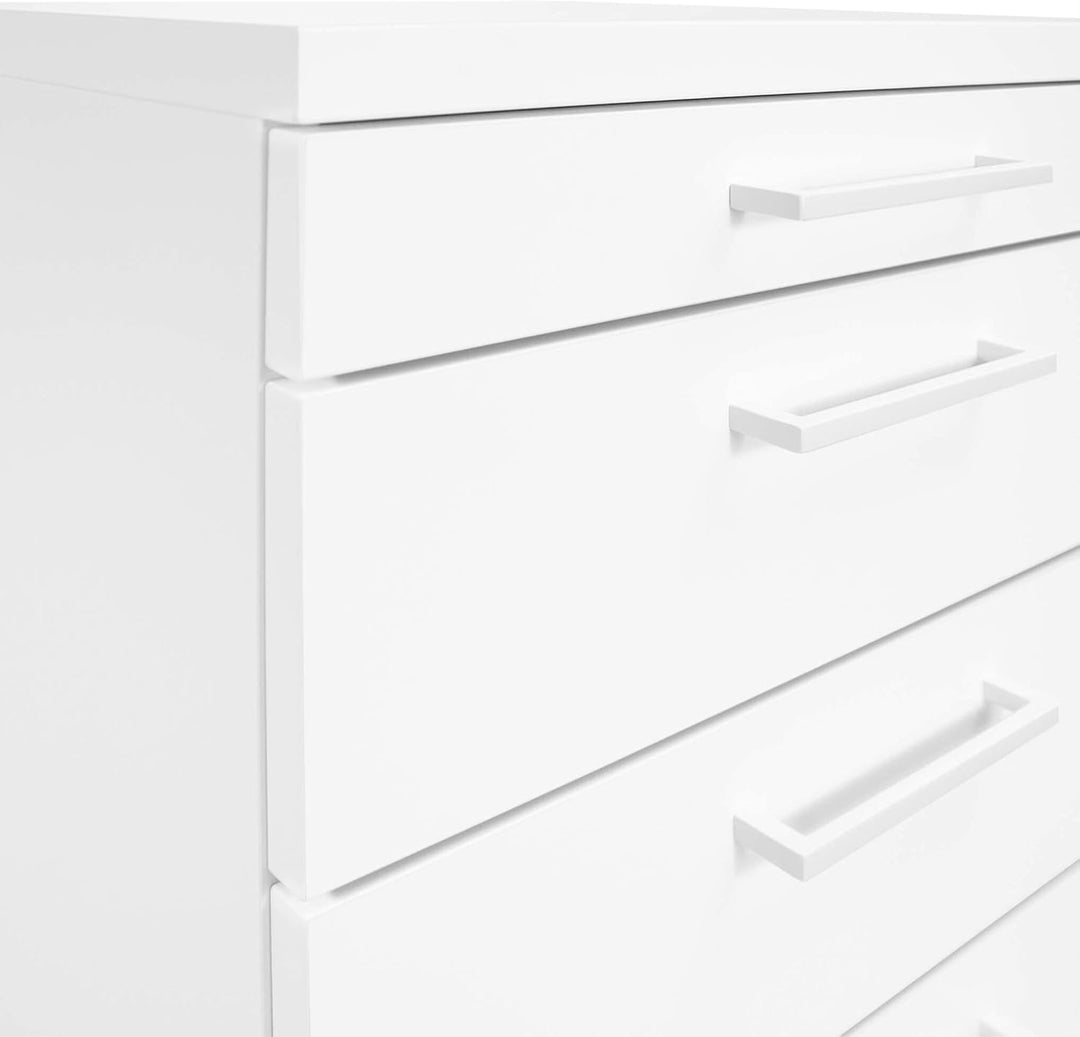 Profi Rollcontainer 60cm tief weiss Rollschrank Büro Container Optima