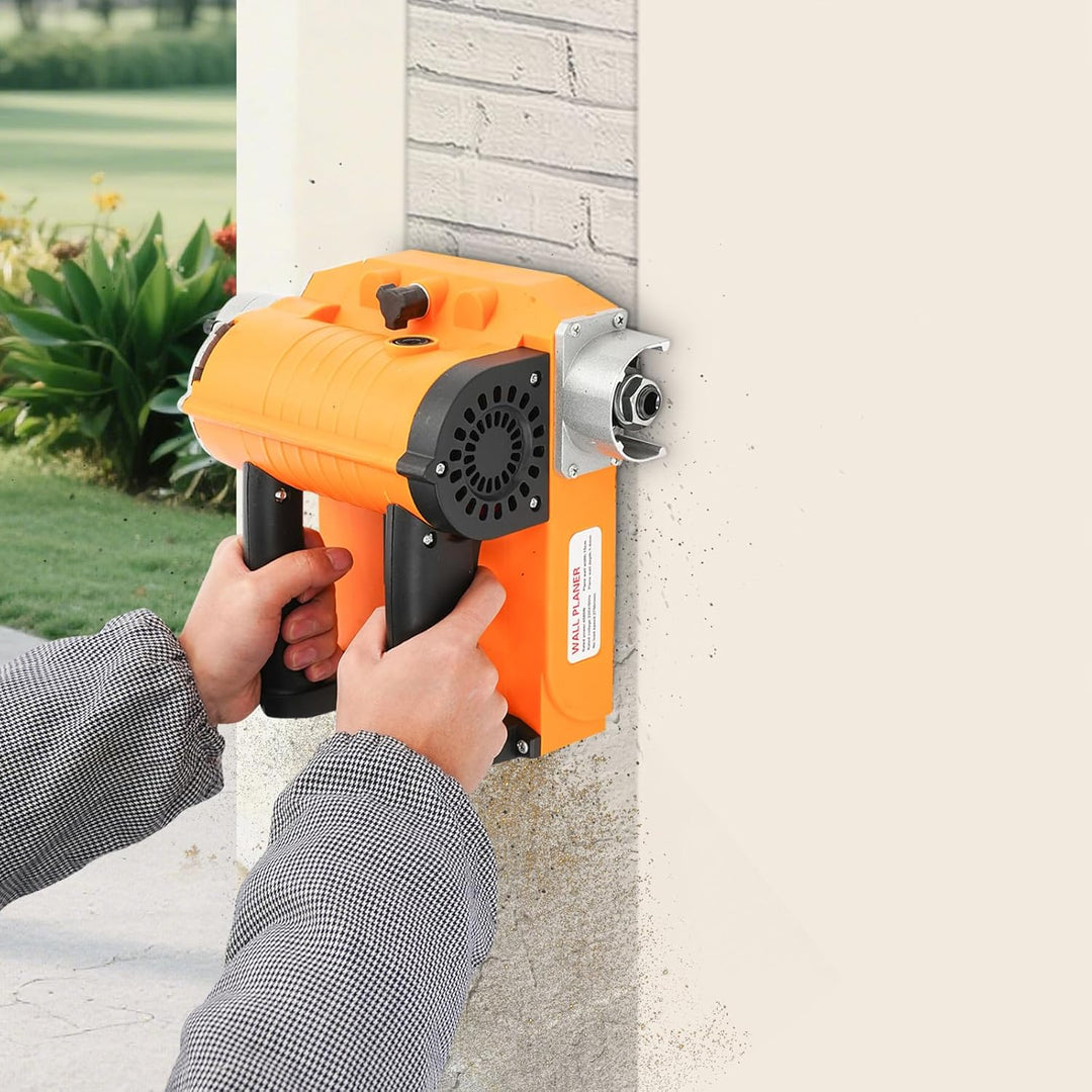 Betonfräse Elektrische Putzfräse 4580W Sanierungsfräse Lackfräse mit Seitenmesser & 2 Griffen, 15cm