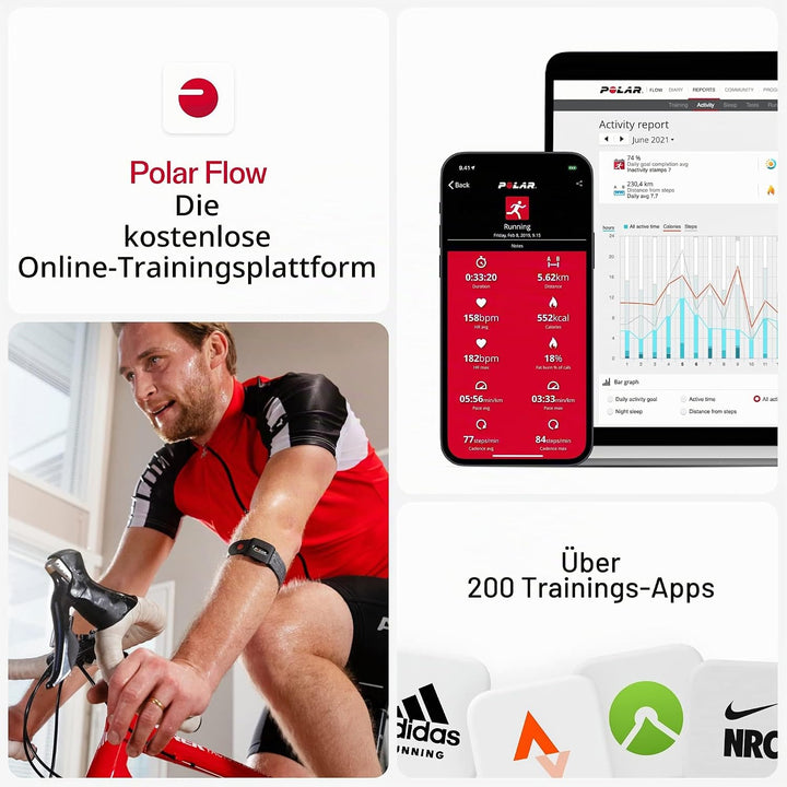 Polar Verity Sense Ohr Dark Red M-XXL Pulssensor Dunkelrot