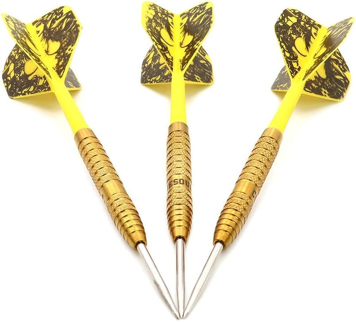 CUESOUL Big Beast 90% 26g/27g Steel Tip Tungsten Dart Set mit Dart Case 26g CSBB-90Y26K6, 26g CSBB-9