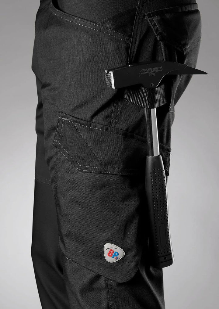 BP 1980-570-32 Schmale Arbeitshose - Schlanke Silhouette - Stretchmaterial - Elastischer Rücken - Er