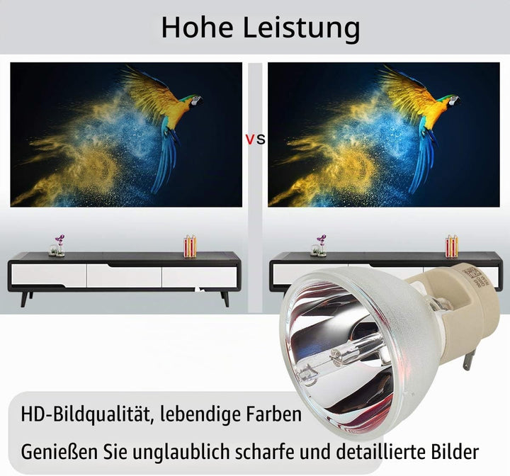 Aimdio Beamer Ersatzlampe für BENQ TH681 MH680 TH680 TH682ST W1070 W1080ST MH630 TH681+ 5J.JAH05.001