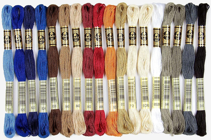 DMC - Mouliné Garnpack Heimdekorationen 8.7-Yards Mehrfarbig, 8.7-Yards Mehrfarbig