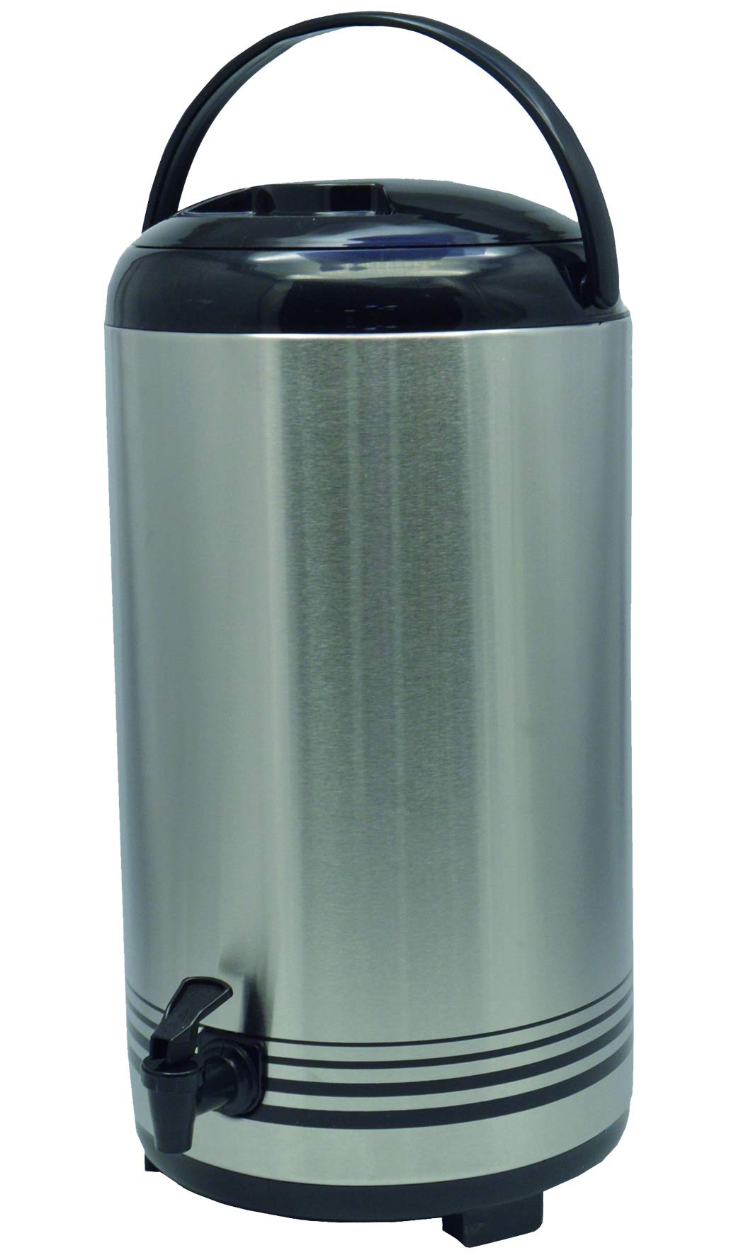 Saro ISOD 12 Getränke-Dispenser, Edelstahl, Silber, Durchmesser 23 x Höhe 42 cm