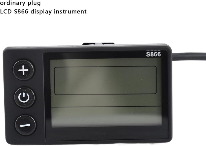 S866 Elektrofahrrad, LCD-Messgerät, 24 V, 36 V, 48 V, Display, Fahrradcomputer, Roller-Bedienfeld mi