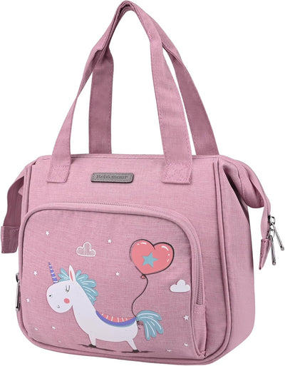 Bebamour Einhorn Puppe Wickeltasche mit Puppe Wickelmatte tragen Puppe Zubehör Mode Kinder Mädchen B