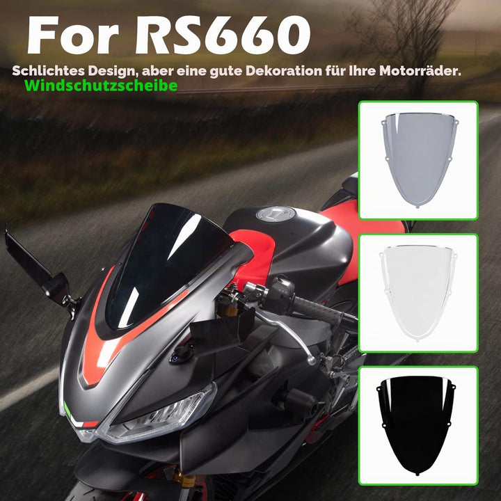 Motorrad Racing Windschutzscheibe Frontverkleidung für Aprilia RS 660 RS660 2020 2021 2022 2023 Doub