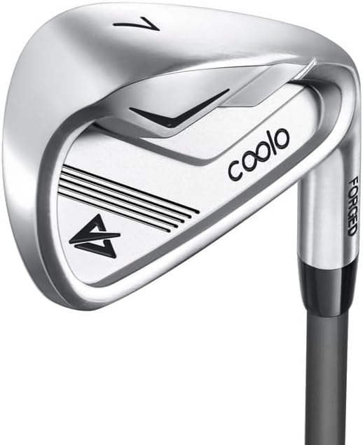COOLO Einzelne Graphit-Golfeisen für Golfer, langsamere Schwunggeschwindigkeiten, reduzierte Belastu