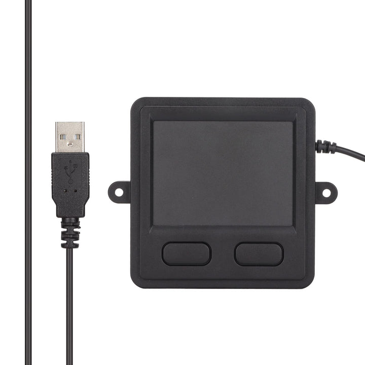 Keenso Maus Touchpad USB Wired Embedded Compact Size 2 Tasten 2 Tasten Touch Pad für, Tragbares Trac