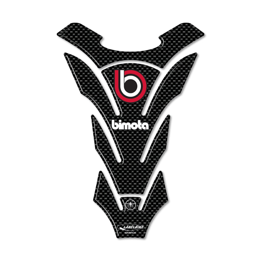LABELBIKE 3D Aufkleber Motorrad Tankpad kompatibel mit BIMOTA | Harzschutz, Kratzfestigkeit, Dekorat