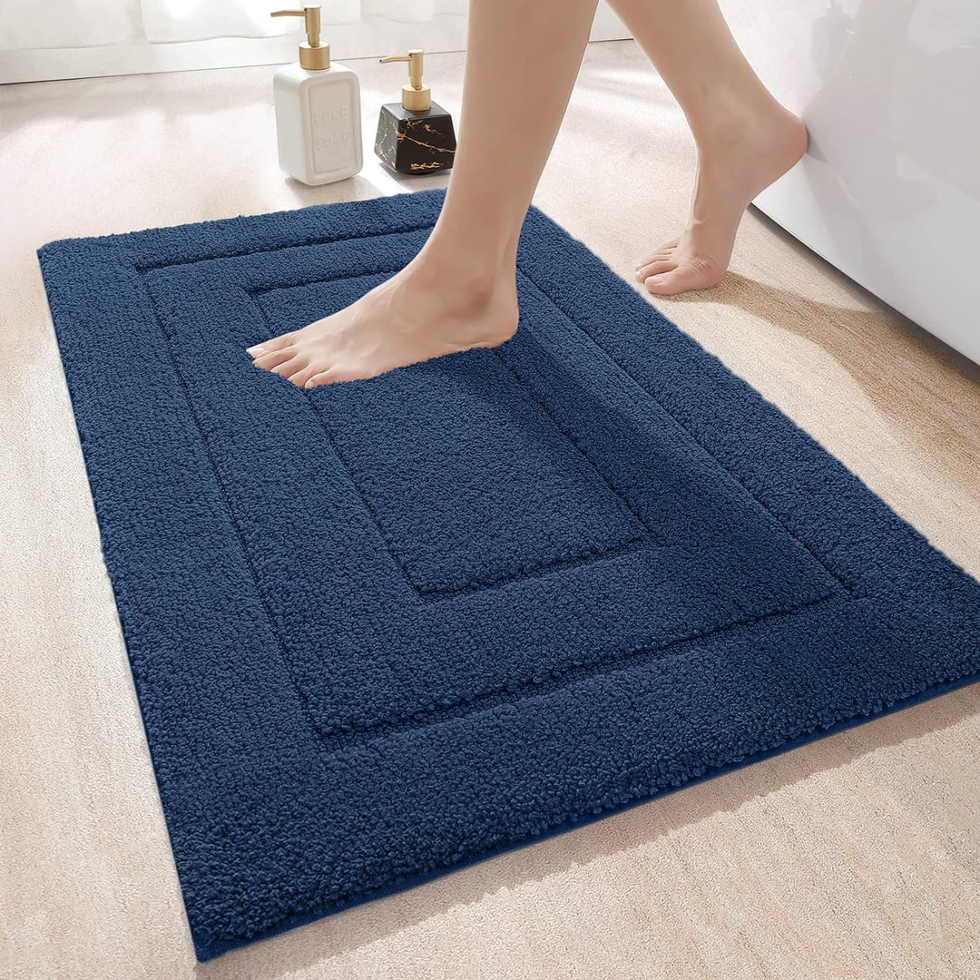 DEXI Badteppich rutschfeste,weicher Badezimmerteppich Wasserabsorbierend Badematte maschinenwaschbar