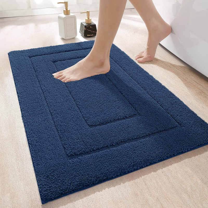 DEXI Badteppich rutschfeste,weicher Badezimmerteppich Wasserabsorbierend Badematte maschinenwaschbar