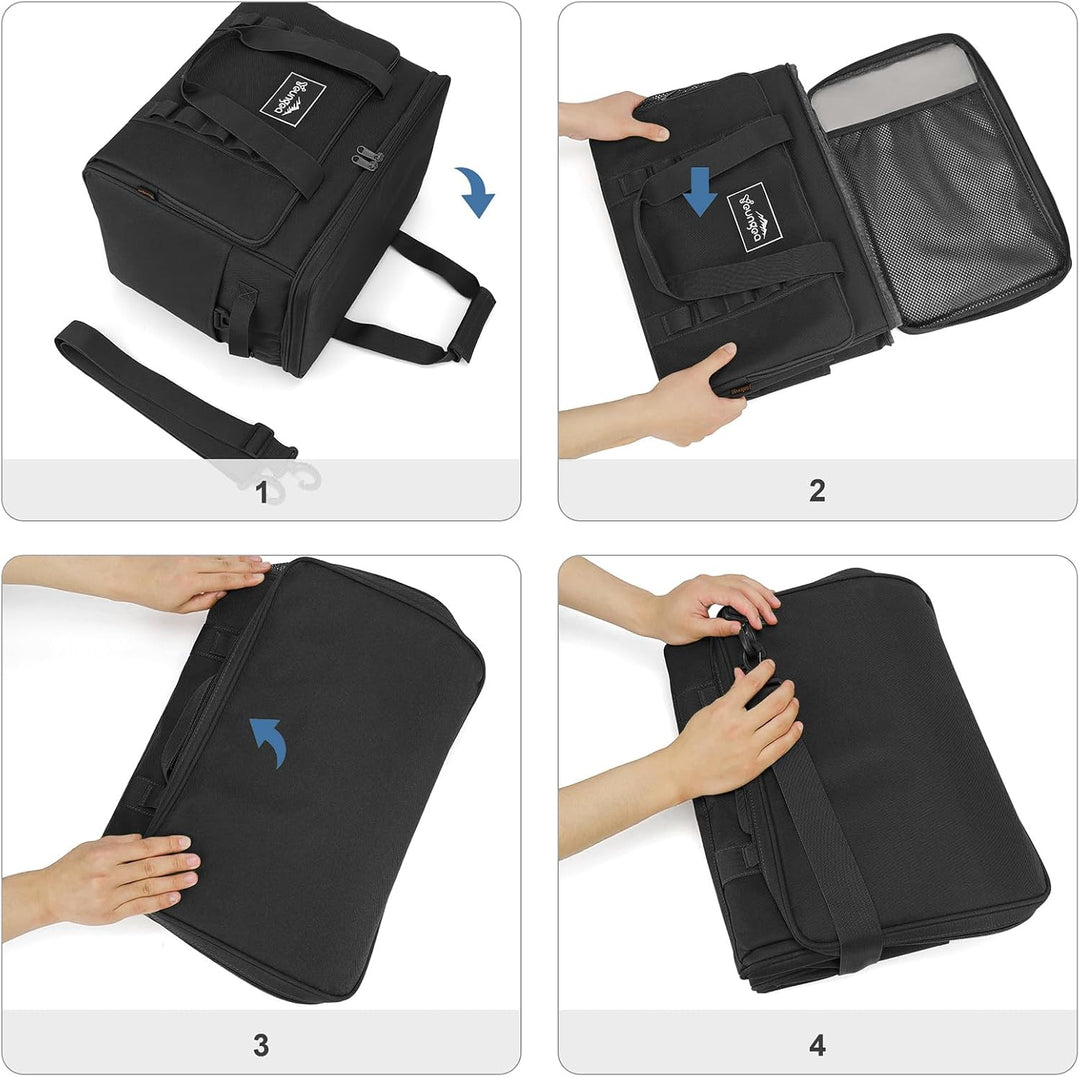 Grosse Kühltasche, 30L Wasserdicht Faltbar Kühlbox Thermotasche, Isoliert Thermo Kühl Tasche Picknic