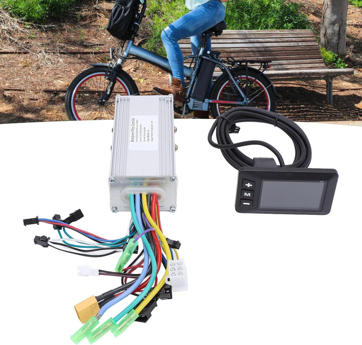 BuyWeek Elektrofahrrad Brushless Motor Controller Kit, 36V 48V 60V 1000W 38A 3 Modus Sinuswelle Cont