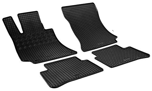 Gummi Fussmatten passend für Mercedes E-Klasse W212/S212 ab 2009 AZUGA AZ10091327 Gummimatten Automa