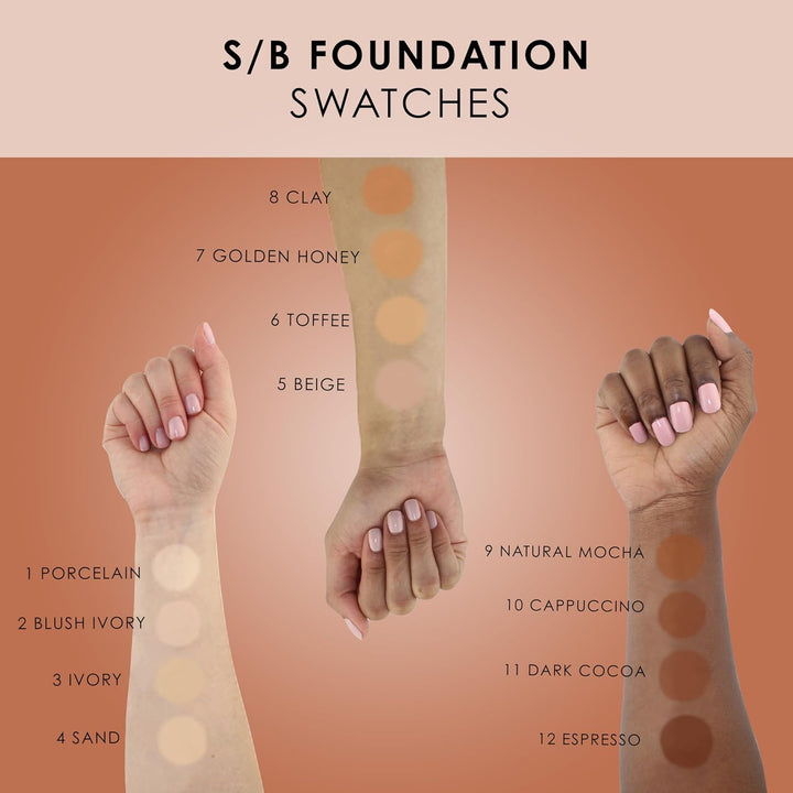 TEMPTU S/B FOUNDATION / 30ML (004 Sand) 30 ml (1er Pack) 004 Sand, 30 ml (1er Pack) 004 Sand