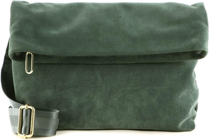 Mandarina Duck Damen Mellow Velvet Umhängetasche, 32x33x5 (L x H x W) Balsamic Green, Balsamic Green