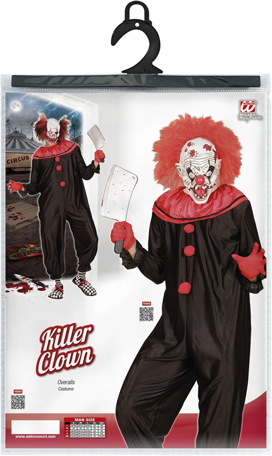 WIDMANN 01623 COSTUME PAGLIACCIO HORROR L #0162, L