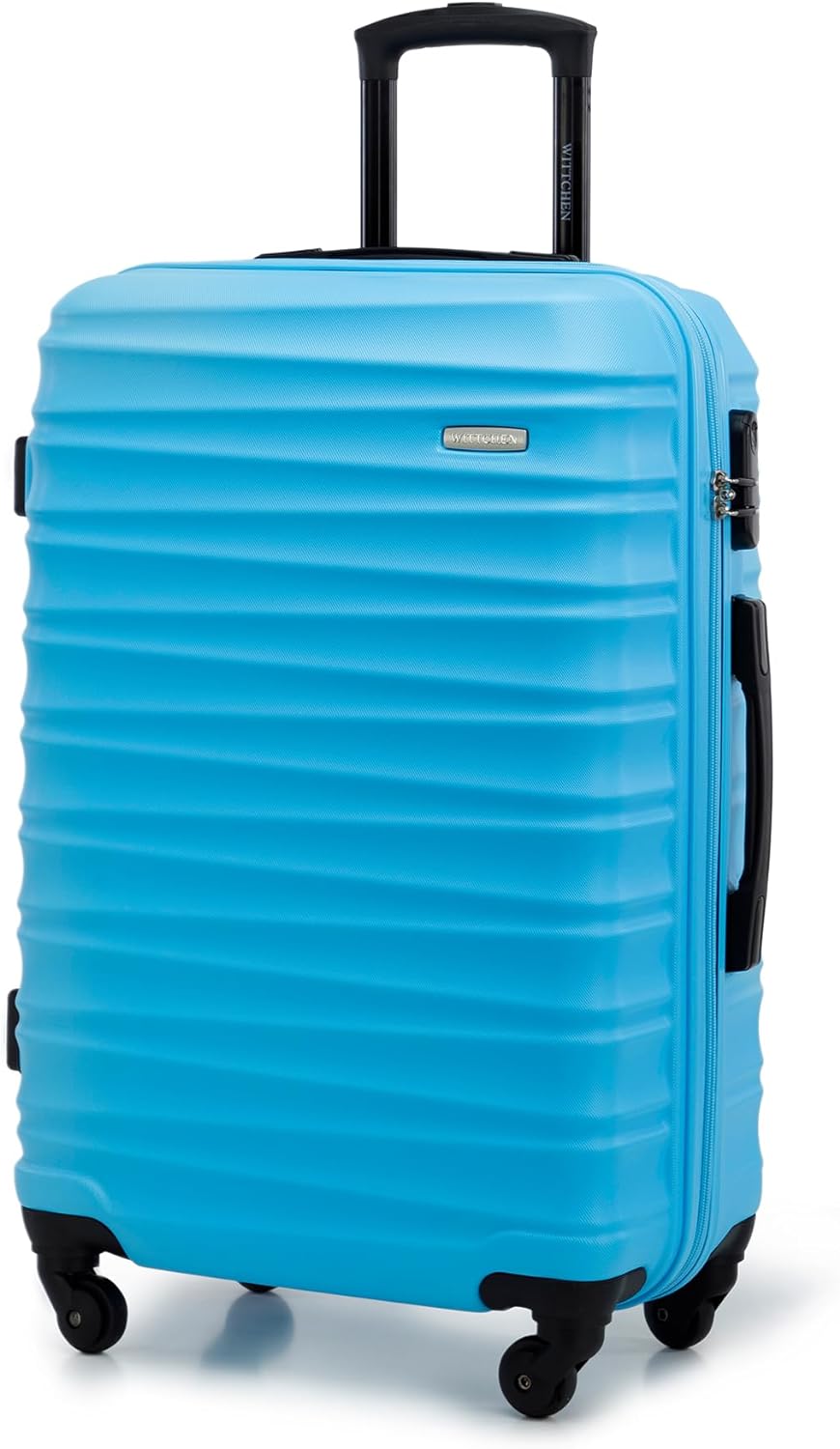 WITTCHEN Reisekoffer 3er Koffer-Set Rollkoffer Trolley Handgepäck Hartschale aus ABS mit 4 Spinner-R