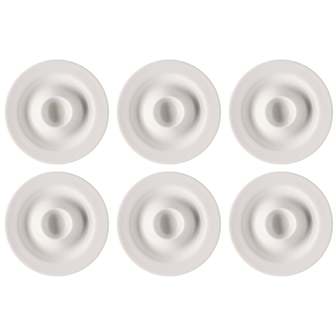 Rosenthal Jade Weiss Eierbecher-Set 6tlg.