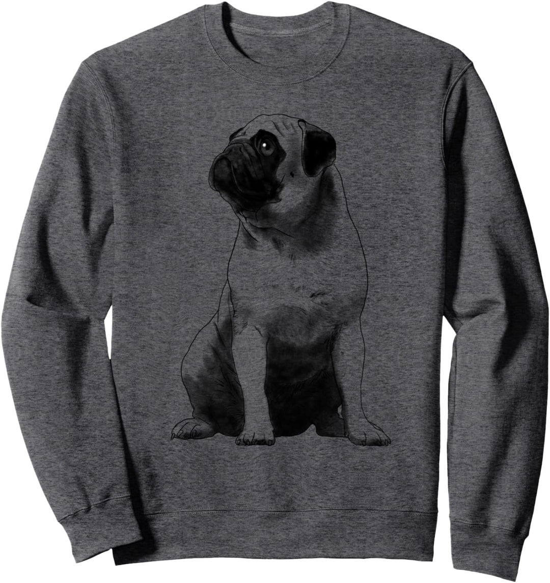 Hund Mops Sweatshirt