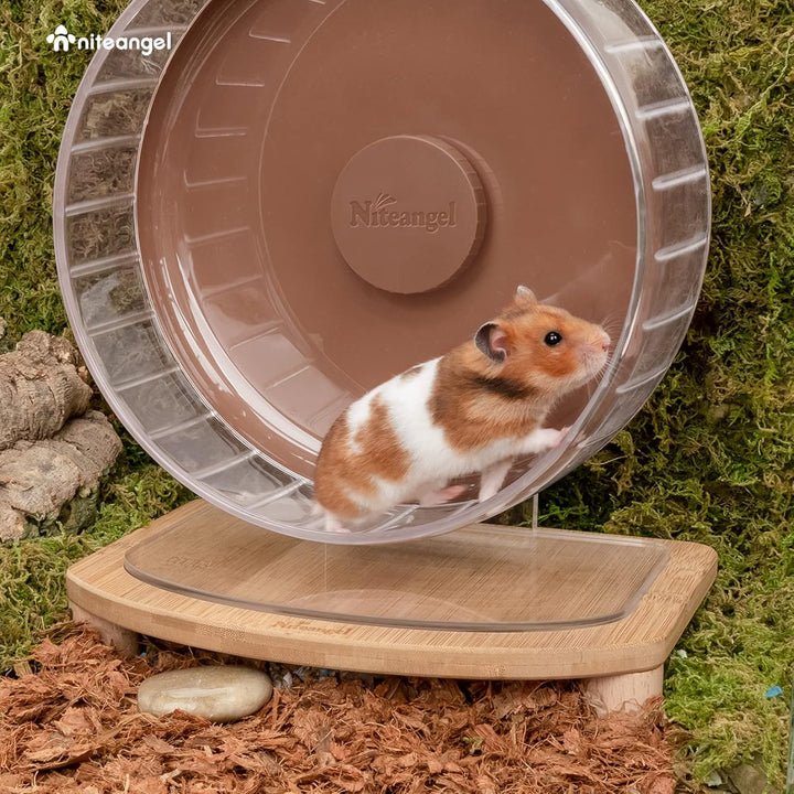 Niteangel Anti-Rutsch-Hamsterrad-Plattform – passend für Niteangel Super-Silent Hamsterrad | Acrylra