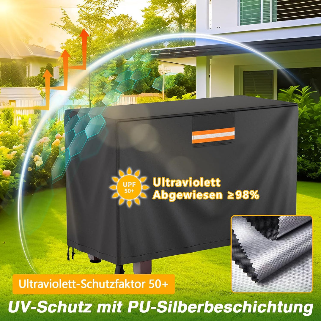 EVRBUL Tischwagen-Abdeckung, 137 cm (54’’) Aussengrill-Vorbereitungstischabdeckung passend für Keter