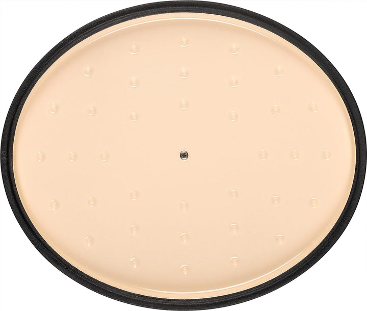 BALLARINI Bellamonte Auflaufform, Bräter, Dutch Oven, Emailliertes Gusseisen, Oval, 37cm, 9,5 L, Rot