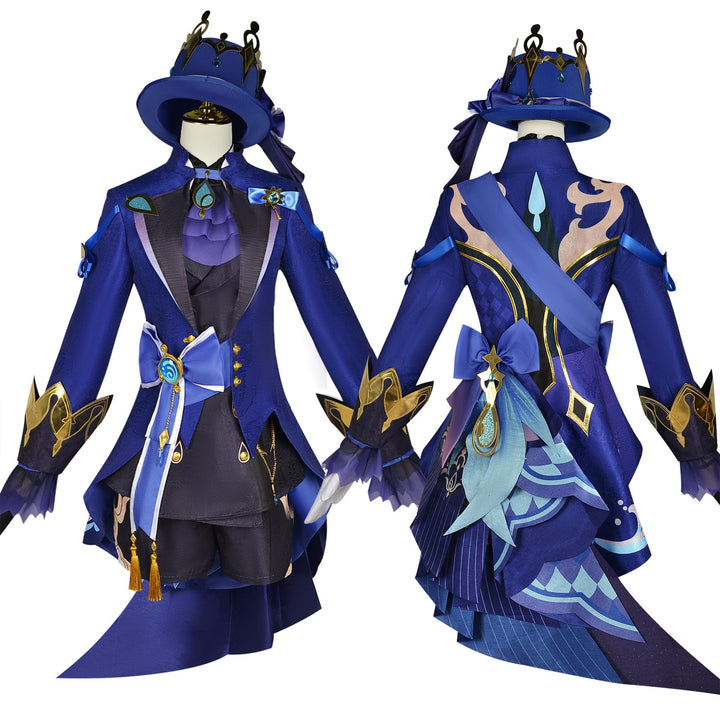 OSIAS Genshin Impact Cosplay Kostüm, verbesserte Version mit hochwertigen Stoffen, Accessoires und P